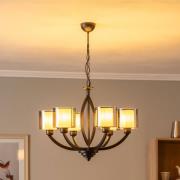 Lysekrone AV-7002-1876-6BSY med glasskjerm