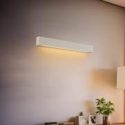 Vegglampe Straight S, 62 cm, hvit