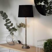 PR Home Kent bordlampe, svart/messing, konisk skjerm