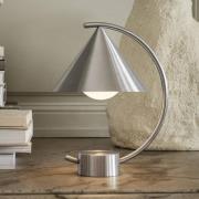 ferm LIVING LED oppladbar bordlampe Meridian, stål, dimbar