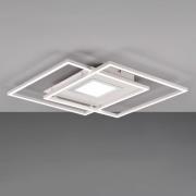 LED-taklampe Via CCT dimbar fjernkontroll hvit