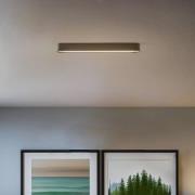 Taklampe Soft, 63 x 6 cm, grafitt, aluminium, G13