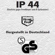 Utendørs vegglampe Marco1 med stivere