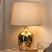 Pauleen Golden Glamour bordlampe i gull/hvit