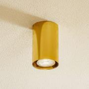 Downlight Tesa, messing, høyde 11 cm