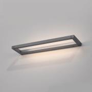 PURE LED-vegglampe Puro grå bredde 50 cm dimmer i aluminium