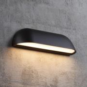 Utendørs LED-vegglampe Front 26, svart