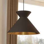 Pendellampe Nastasia cappuccino/messing 1-lampe