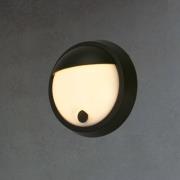 Utendørs LED-vegglampe 3784015, svart Berøringsdimmer Ø 17 cm