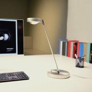 Megatron Ottica LED-bordlampe med dimmer, titan