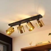 Lindby Joudy taklampe, 4 lyskilder, lys bronse