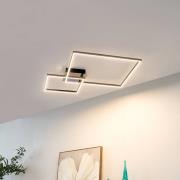 Lindby LED-taklampe Panja, 67 cm, kromfarget, jern