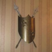 Indirekte strålende vegglampe Crusader