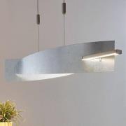 Lucande LED-hengelampe Marija, 101 cm, sølv, metall