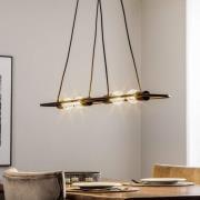 Lucande Tornike hengelampe, 4 lyskilder, stål