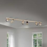 Spotlight Sean, 6 lyskilder, gullfarget, metall, svingbar