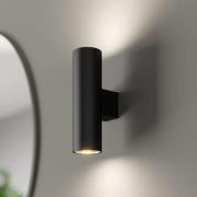 Euluna vegglampe Marion, svart Høyde 18 cm Stål opp/ned