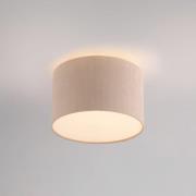 JUST LIGHT. Green Duro taklampe, tekstil, beige