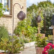 LED-solenergi jordspyd Forli, flammeeffekt, sett med 2 stk., 93 cm, IP...