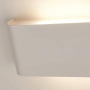 Match Box LED-vegglampe, hvit, metall, opp/ned, 18 cm