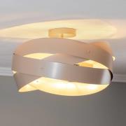 Euluna taklampe Tornado, beige, Ø 50 cm