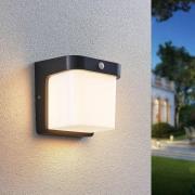 Utendørs LED-vegglampe Adenike med sensor