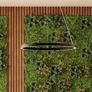 Molto Luce LED-hengelampe Perfora Pro, svart, Ø 90,5 cm