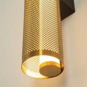 LED-vegglampe 23041, gullfarget, stål, 3000 K
