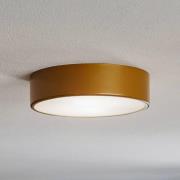 Cleo 300 taklampe, gull, sensor, IP20, Ø 30 cm, metall