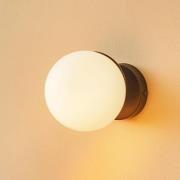 Vegglampe Sfera 1 lyskilde glass/svart