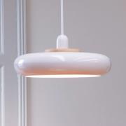 Dyberg Larsen Hengelampe Planet, hvit, Ø 40 cm, metall