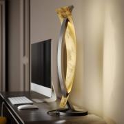 Lucande LED-bordlampe Marija, svart, dimbar, 62 cm