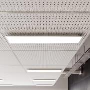 Arcchio LED-panel Lyndra, 120 cm, hvit, aluminium, dimbar, CCT