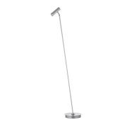 LED-gulvlampe Tom Pro, matt nikkel, 1 lyskilde, CCT, dimmer