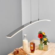 Lucande LED-pendellampe Lorian, 99 cm, krom, metall