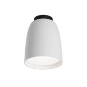 Bover utendørs taklampe Nut, hvit, aluminium/stål, Ø 10 cm