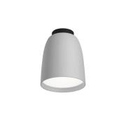 Bover utendørs taklampe Nut, lys grå, aluminium/stål