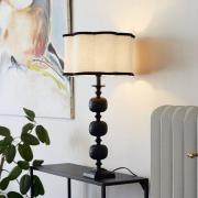 PR Home Flory bordlampe, svart/naturfarge, høyde 70 cm