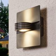 Antrasittfarget utendørs LED-vegglampe Split