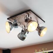 Taklampe Barnstaple i industriell stil 4 lyskilder