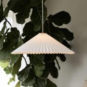 PR Home pendellampe Dora, Ø 60 cm, papir, hvit