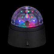 LED-borddekolampe Disco med fargerikt lys