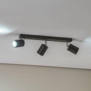 Downlight Jarek antrasitt/krom, 3 lyskilder