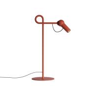 Kundalini LED-bordlampe Bird, teglrød, høyde 48 cm