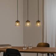 Pendellampe Lucea 3 lyskilder røyk