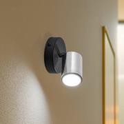 Tune II vegglampe, svart/krom, metall, E27, Ø 5,5 cm