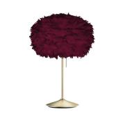 UMAGE Eos mini bordlampe rød/messing stillas