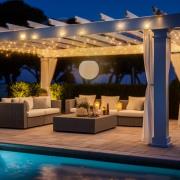 Cumulus pendellampe for utendørs bruk, Ø 60 cm