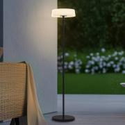 Lindby LED-gulvlampe Samine, svart, metall, dimbar