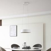 Lucande LED-pendel Belsar, hvit, aluminium, CCT